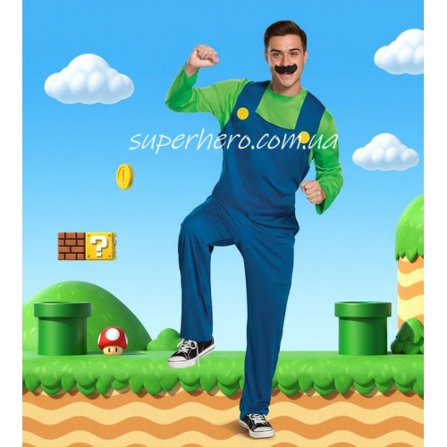 Супер Марио Луиджи зеленый 90е